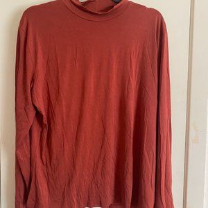 Burnt Orange Soft Turtle Neck